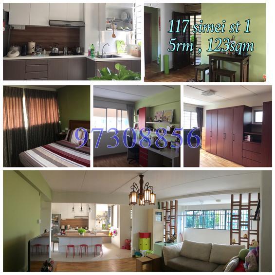 Blk 117 Simei Street 1 (Tampines), HDB 5 Rooms #148152012